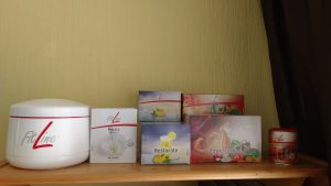 Auswahl an Fitlineprodukten